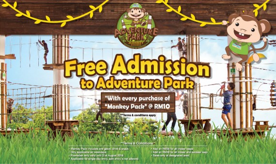 FREE ADMISSION TO ADVENTURE PARK 