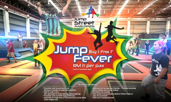 JUMP FEVER - BUY 1 GET 1 FREE! 